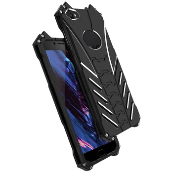 

R-just Batman Case with Kickstand Protection Full Body Thor Luxury Heavy Duty metal Protive Shell For Vivo Y66 Y67 bracket shell