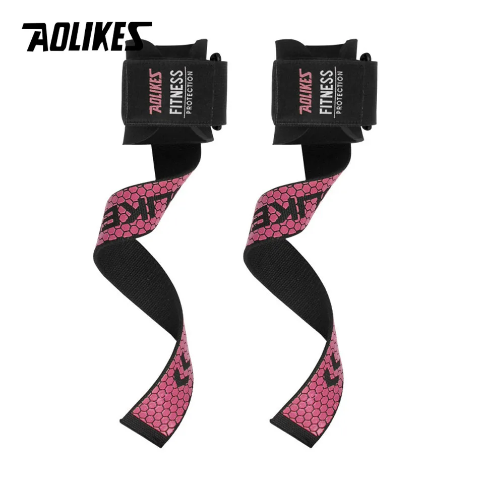 

AOLIKES 2PCS Super Wristband Breathable Gym Fitness Wrist Support Crossfit Weight Lifting Dumbbell Body Building Wrist Brace