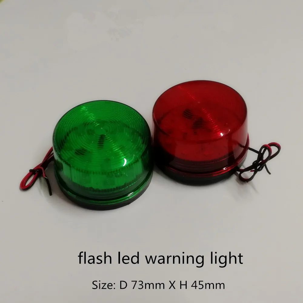 

LED Warning Light Bulb Rotating Flashing Signal Tower Lamp AC/DC12V Red Led Strobe light Industrial Signal Mini Warning lamp