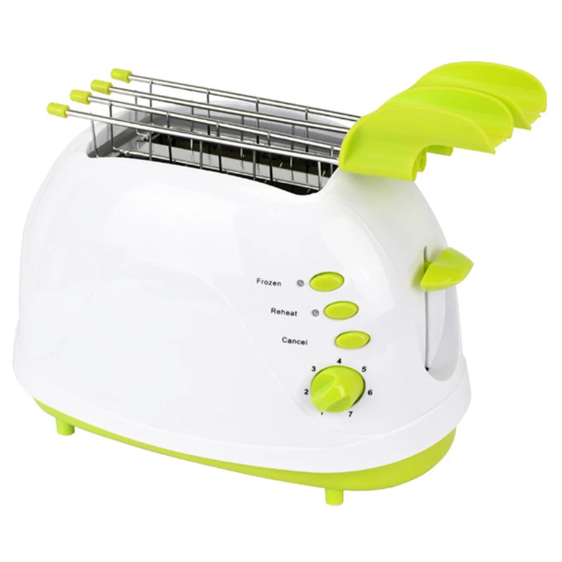 White 600W Oven Oven Appliance Heating Thawing Toaster Breadmaker Home Breakfast Toaster Eu Plug - Цвет: White