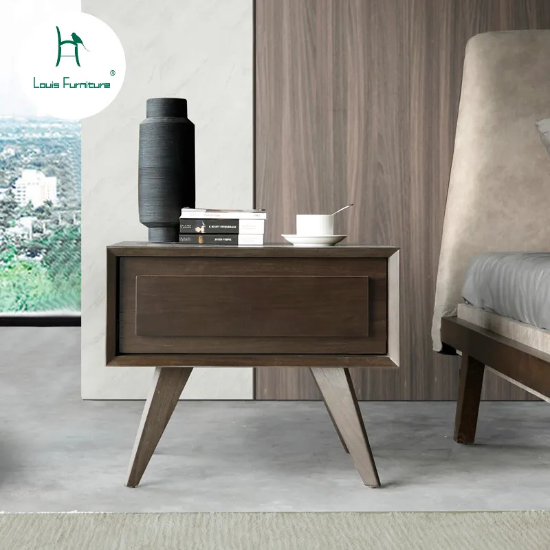 Louis Fashion Nightstands Simple Modern Italian Minimalist