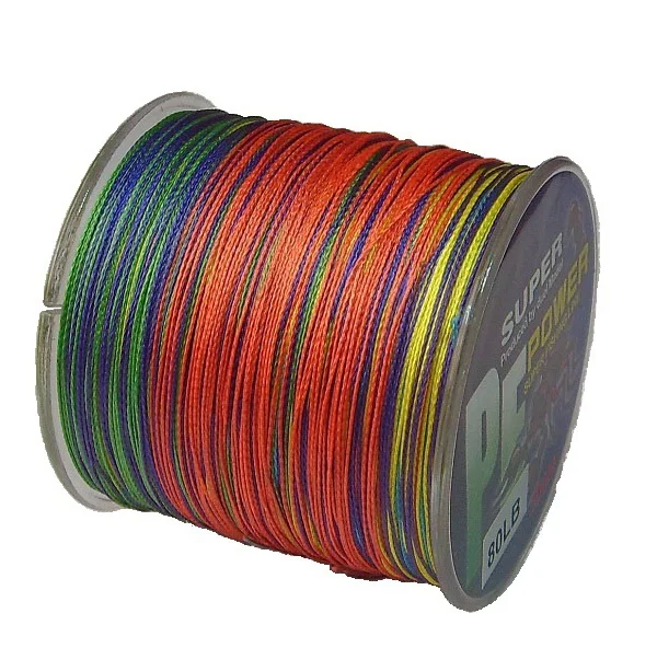 10M per color braided pe fishing line colorful braided soft 500m fishing lines line for outdoor