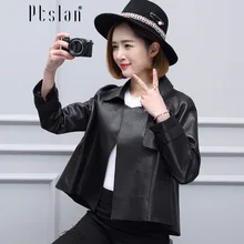 2017 women genuine lambskin full pelt coat real leather coat