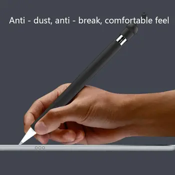 

Protective Cover Tablet Touch Pen Stylus Soft Silicone Case Anti-Lost Cap Anti-Slip for Apple Pencil 1st Generation