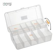 DONQL рыболовные снасти коробки отсеки чехол для карпа рыболовные аксессуары рыболовный инструмент двухсторонняя коробка пластик для рыбалки