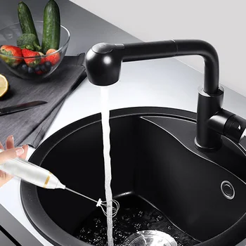 

Newly Chargeable Milk Frother Handheld Electric Foam Maker with Stainless Steel Balloon Whisk for Coffee XSD88