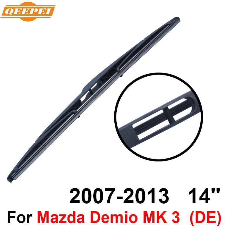 QEEPEI Rear Windscreen Wiper No Arm For Mazda Demio MK 3 (DE) 2007 2013