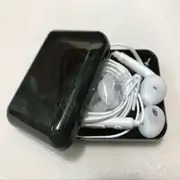 100 set AAAA qualität 3,5mm S7 In-ohr Kopfhörer Headset Mit Fernbedienung Mic mit kristall Schwarz box für Samsung S6 s7 S8 Rand Note5
