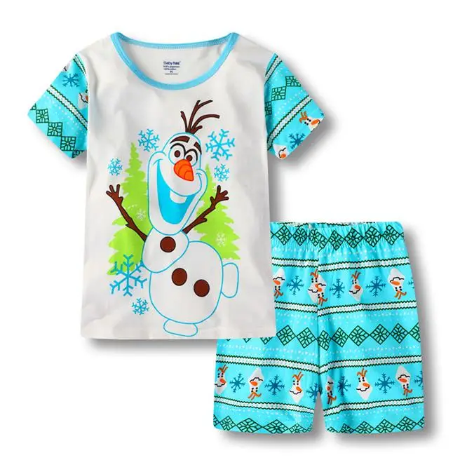 Коллекция года, одежда для девочек пижамы для маленьких девочек Детская ночная рубашка с рисунком, vetement enfant Fille, пижамный комплект, новинка - Цвет: color at picture