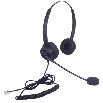 

Wantek Call Center Headset Headphone with Mic for DSX ShoreTel IP230 Polycom 335 IP100 IP212K and VVX310 400 Telephone IP Phones