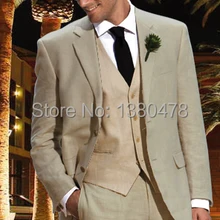 Индивидуальный заказ 2 Пуговицы жениха Смокинги для женихов Нотч Best Man Женихи Для мужчин Нарядные Костюмы для свадьбы жених(куртка+ Брюки для девочек+ жилет+ галстук