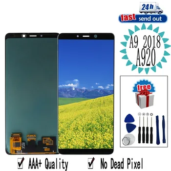 

6.3" AMOLED A920 LCD For SAMSUNG GALAXY A9 2018 A9200 LCD Display A9s A9 Star Pro Touch Screen Tested Digitizer Assembly