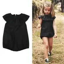 Модный детский летний комбинезон для маленьких девочек, пляжный костюм, одежда