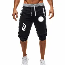 Летние шорты для бега мужские брендовые новые бордшорты дышащии эластичные для талии модные повседневные шорты мужские