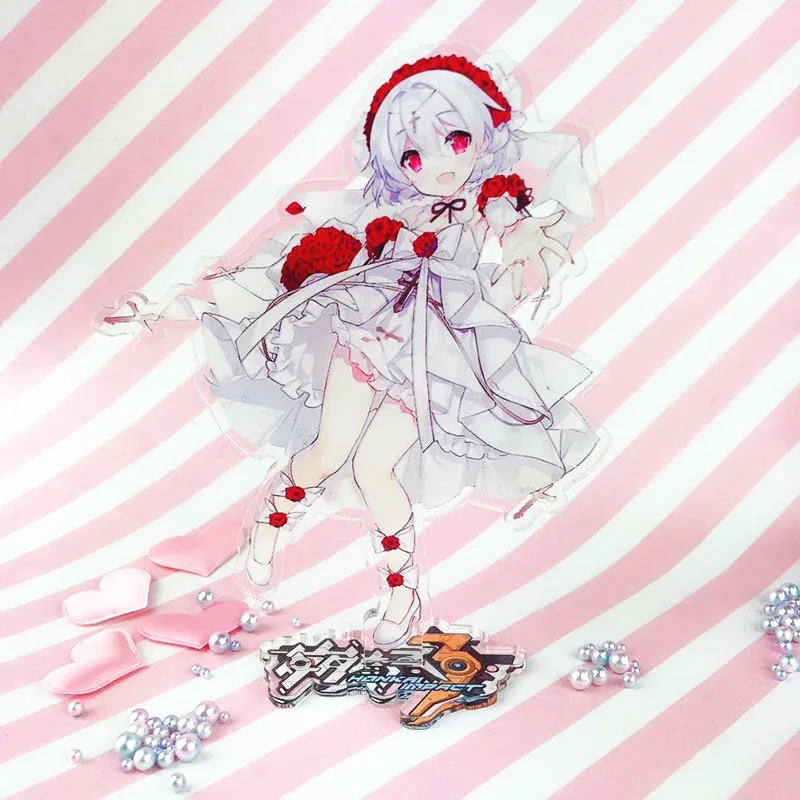 1 шт. 15 см аниме Honkai Impact 3 стоящая пластина стенд модель домашний стол фигурка на акриловой подставке модель пластины держатель торт Топпер