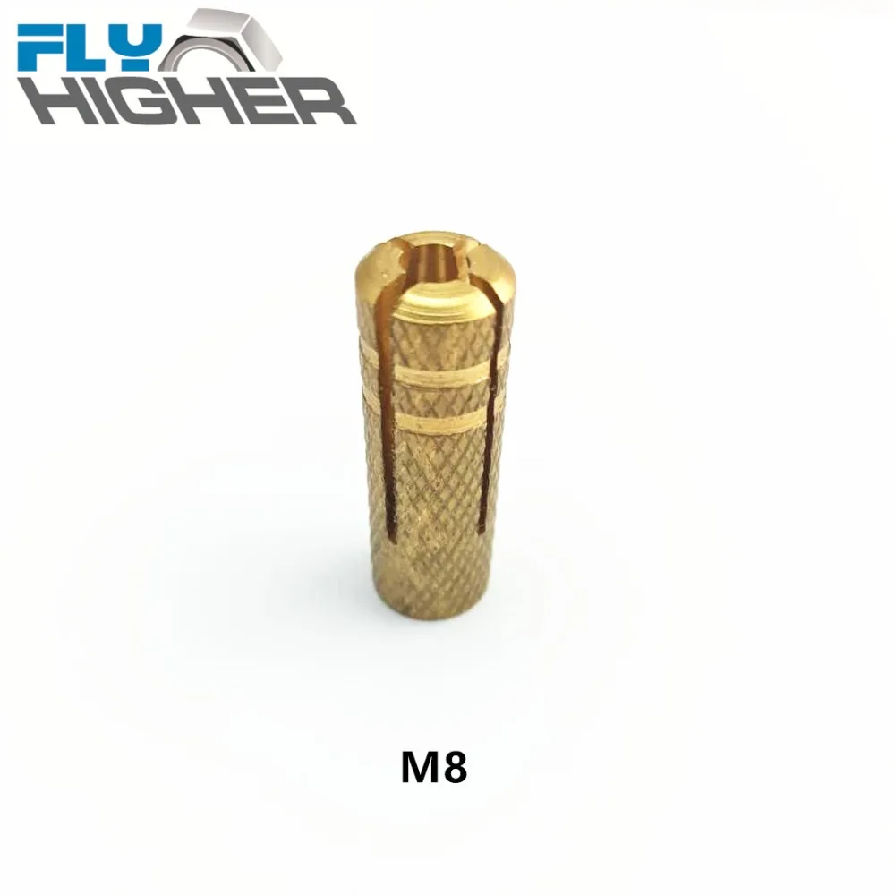 Buy M8X30 Brass Drop In Anchor for Concrete Structures