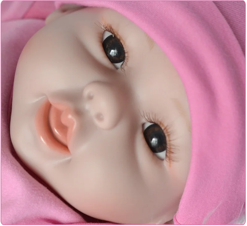 UCanaan/20 ''50 см Reborn Baby куклы всего тела винил реалистичные игрушки для детей Playmate новорожденных Bonecas для девочек подарок на день рождения