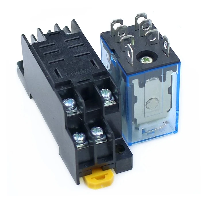 10 шт. маленькое реле LY2NJ DC12V DC24V AC110V AC220V 10А 8 контактов катушка DPDT с гнездом|Реле| |