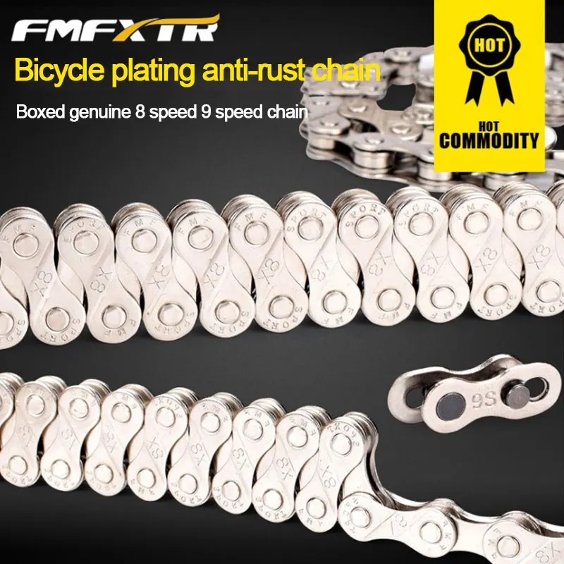 

Bicycle chain 7/8/9 mountain bike 10/11 ordinary rear derailleur 90th speed 30 bicycle chain universal