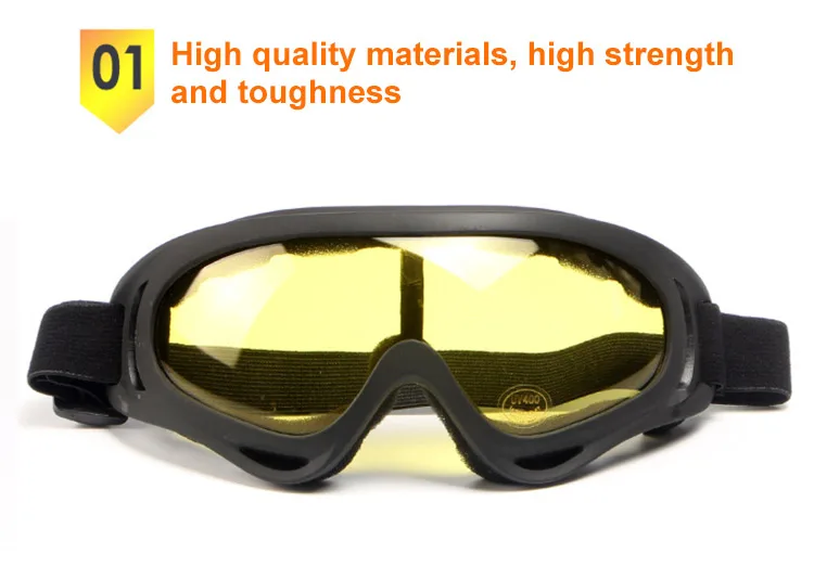 FreeBee Safety Goggles Windproof Tactical Glasses Outdoor Ski Riding Sandproof Goggles Sporty Anti-UV Protective Glasses (10)