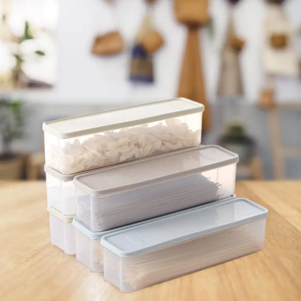 

Kitchen Crisper Noodle Preservation Box Rectangle Plastic Arrangement Tool Food Storage Supplies