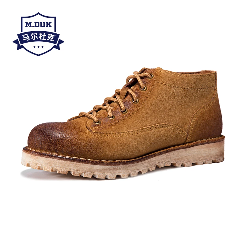 

autumn winter British retro all-match cowhide Martin boots male high top real leather British men's Retro boots Chelsea boots