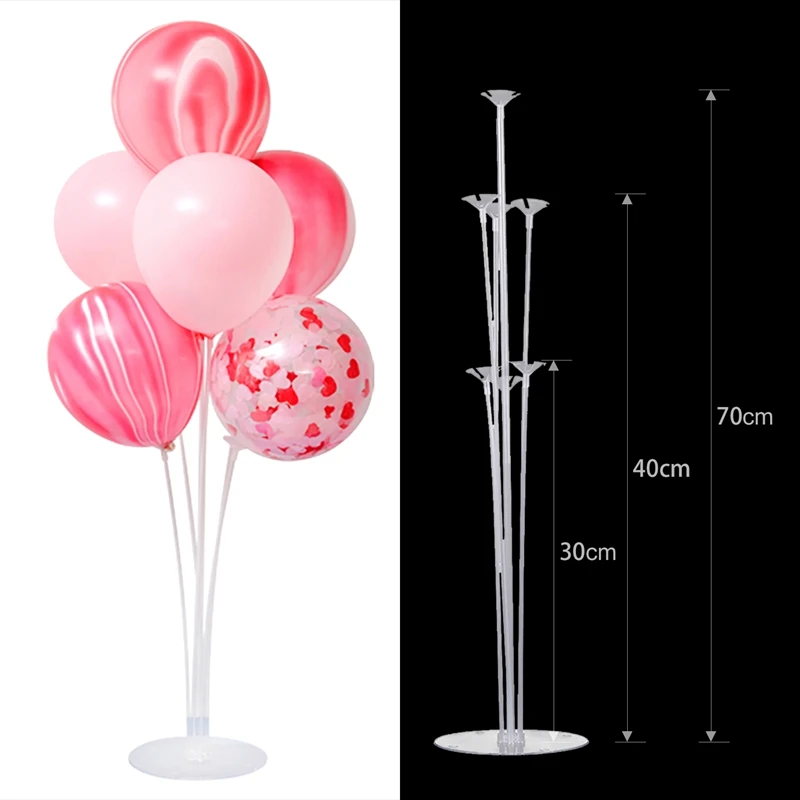 1 Набор воздушных шаров с днем рождения, воздушные шары, подставка, палка, украшение для дня рождения, для детей, взрослых, держатель, аксессуары, арка