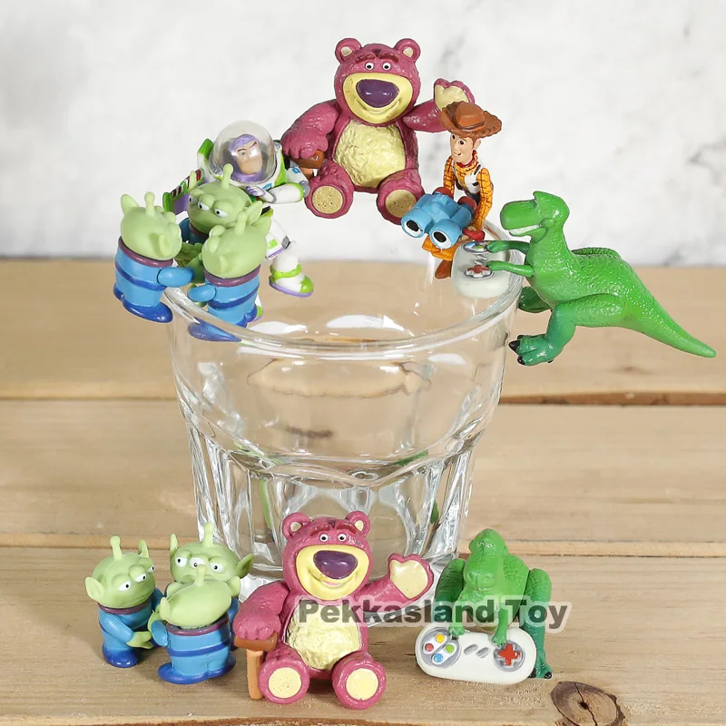 

Putitto Toy Story Kitan Club Woody Buzz Lightyear Jessie Alien Rex Lotso Hamm Slinky Dog Mini PVC Figures Toys 5pcs/set