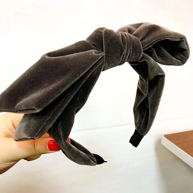 Velvet Hairbands Knot Headbands for Women Girls Head Bands 2018 New Fashion Big Bow Hair Accesories