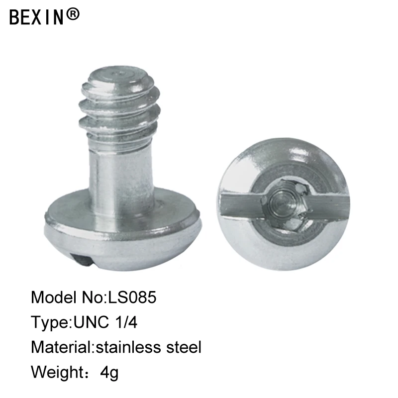 

Bexin High Quality 1/4" UNC Camera Screw for Digital Camera For Gopro Hero 4 3+ Xiaomi yi 4K SJCAM SJ4000 H9
