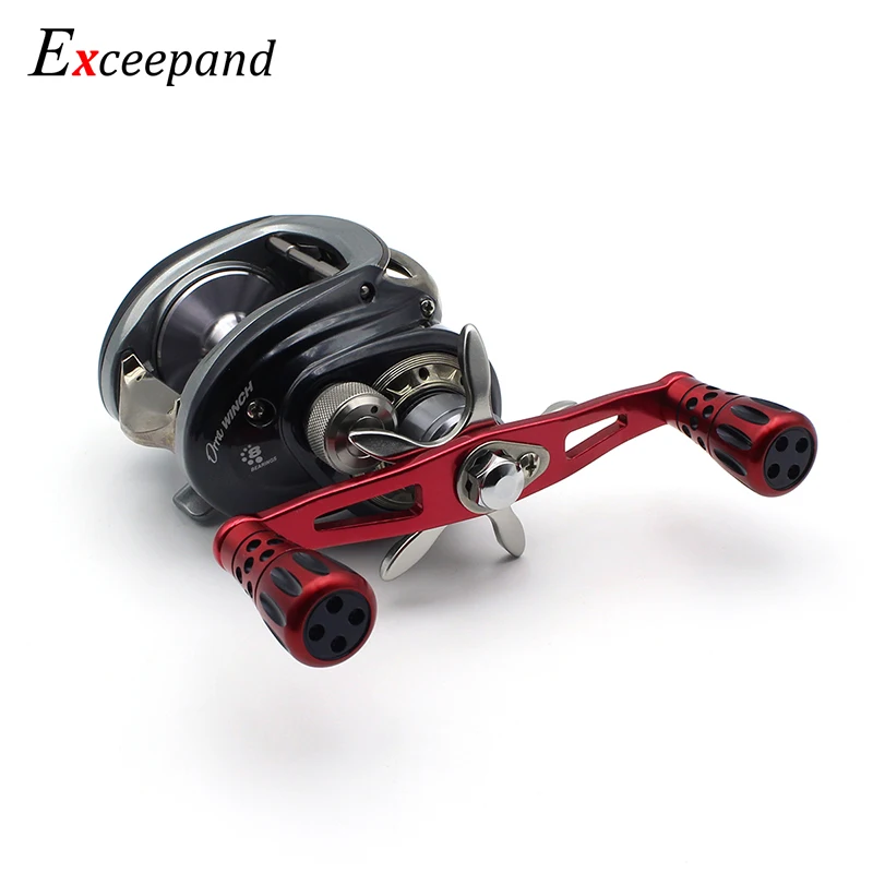 Exceepand Aluminum Knobs Red Fishing Reel Handle for Abu Garcia Daiwa Casting Reel Grips Exceepand Aluminum Knobs Red Fishing Reel Handle for Abu Garcia Daiwa Casting Reel Grips