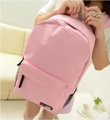 Large Capacity Women Oxford Campus Backpack For Teenage Girls Student Collegiate School Travel PINK Backpack Laptop Bag