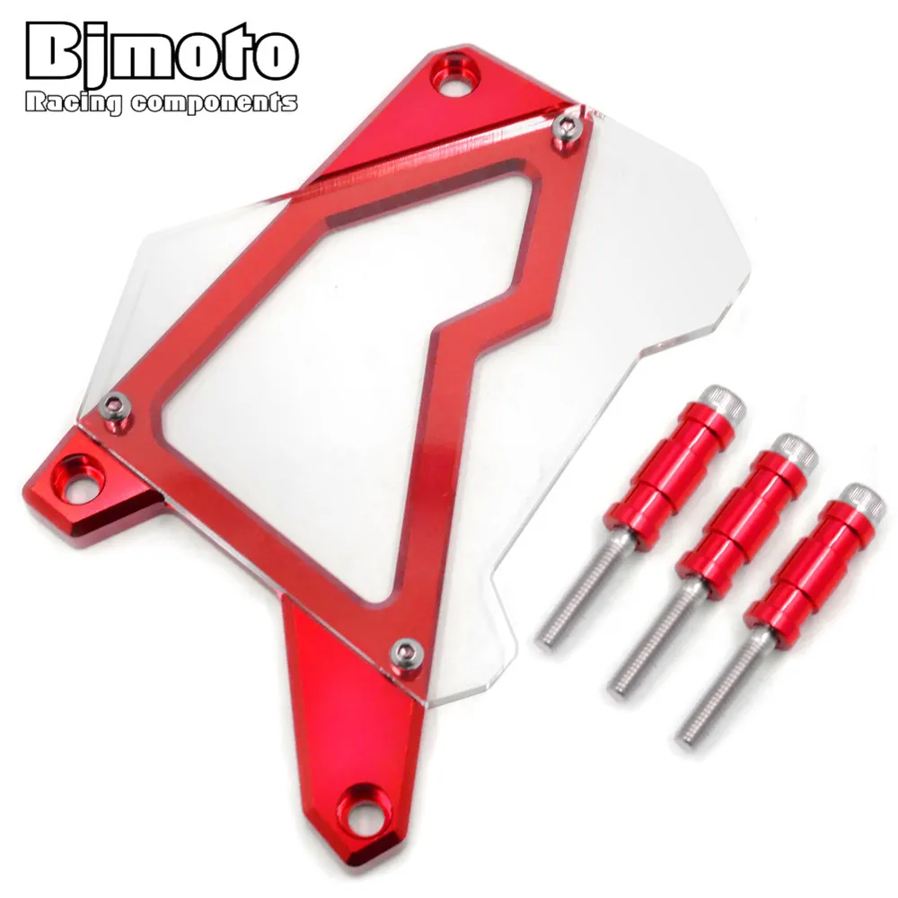 

BJMOTO CNC Front Sprocket Cover Panel Left Engine Guard Chain Cover Protection For BMW S1000R S1000RR HP4 S1000XR