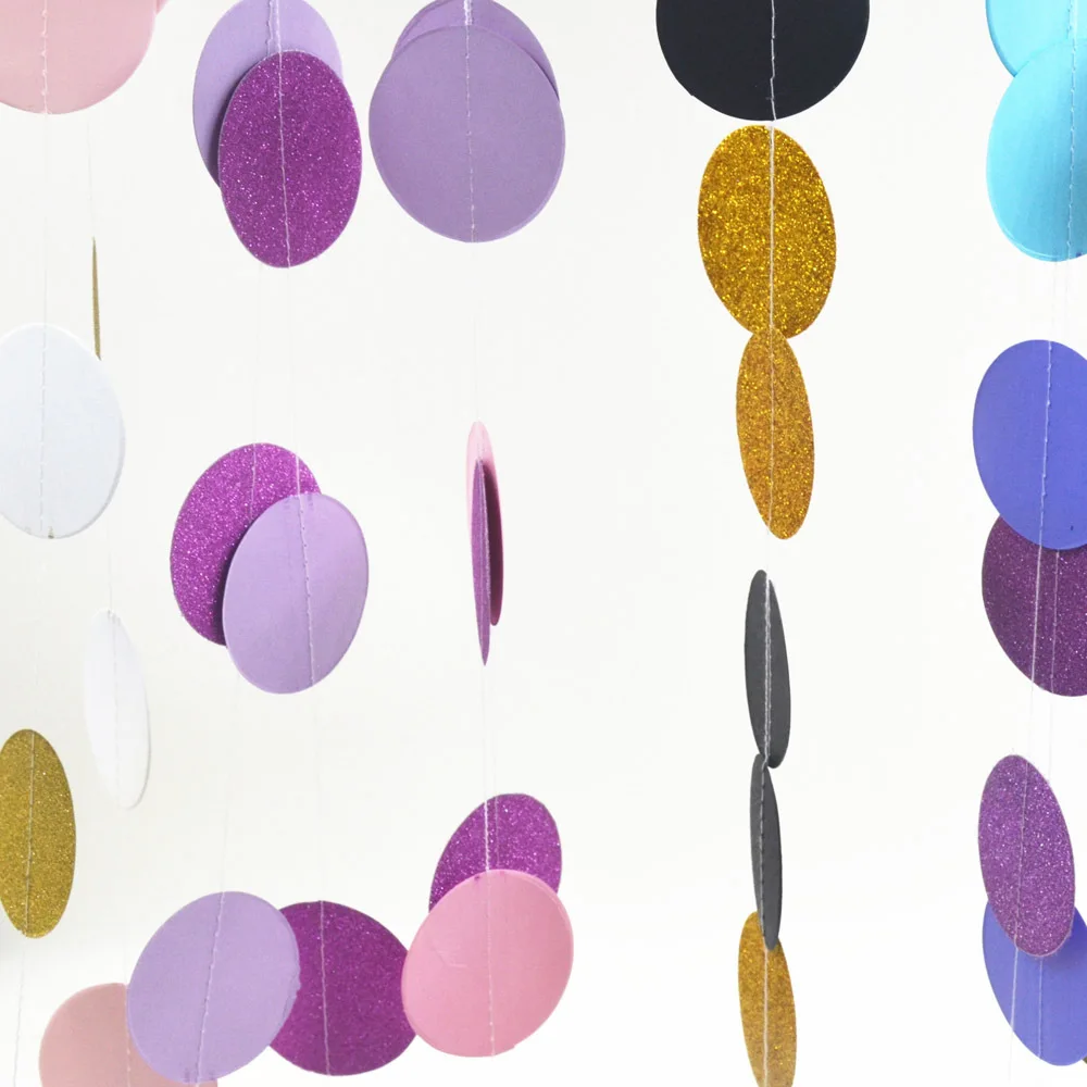 Креативный 1 шт. 2 м реквизит для фотографий популярные ткани бумажные гирлянды