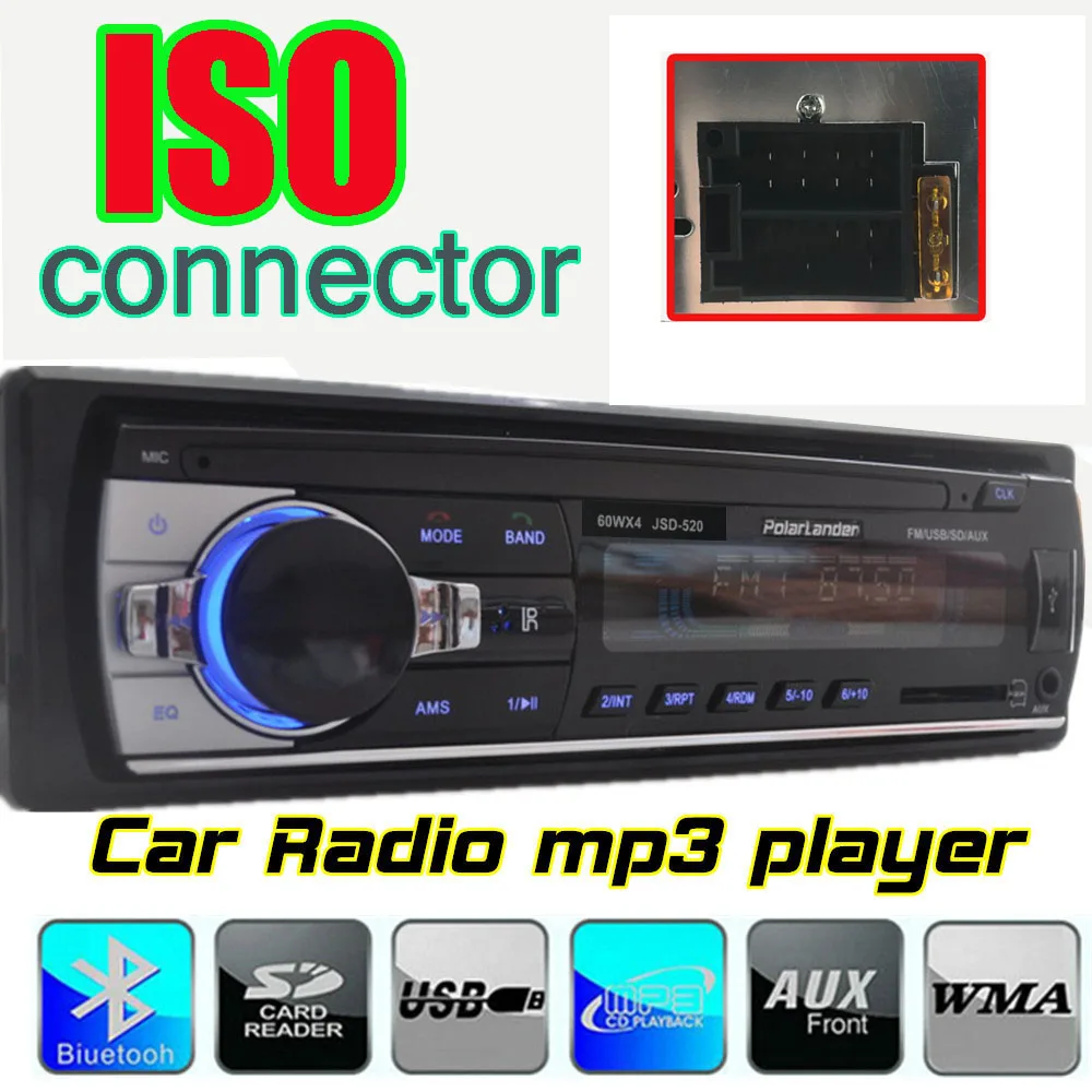 new 12V Car Radio bluetooth car MP3 Audio Player built in Bluetooth