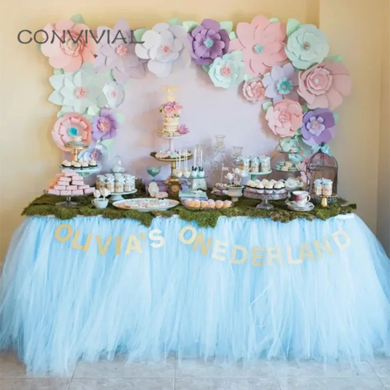 

Soild Color 25 Yards Tulle Wedding Decoration Table Centerpieces Tulle Birthday Christmas Wedding Event Party Decor Supplies