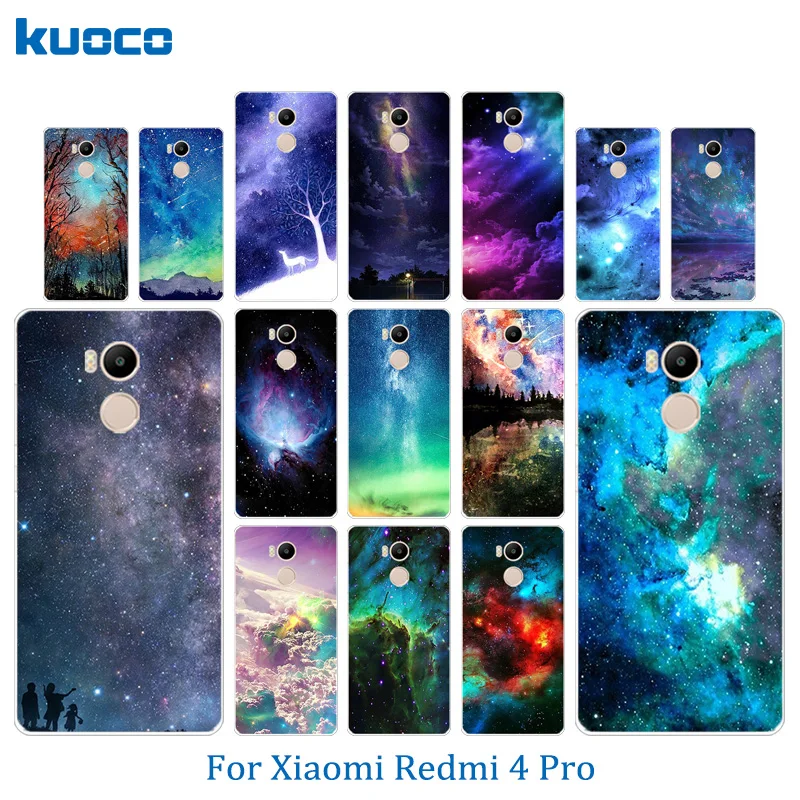 Luxury Matte for Xiaomi Redmi 4 Prime TPU Soft Mobile Phone Cases Silicone Pro Starry Sky Pattern Crystal Back Cover |