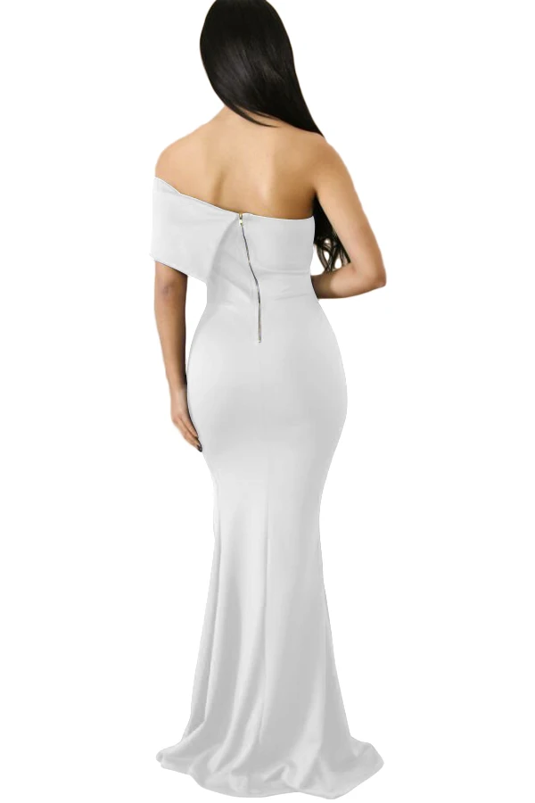 White-Off-The-Shoulder-One-Sleeve-Slit-Maxi-Party-Prom-Dress-LC61929-1-2
