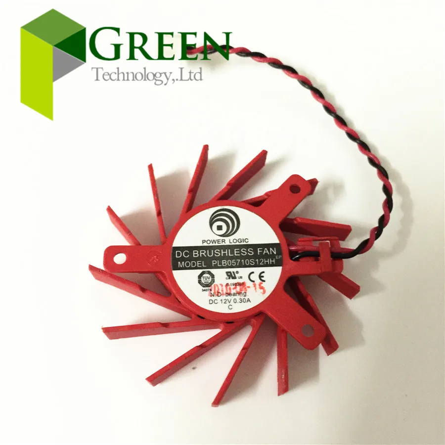 POWER LOGIC DC12V 0.3A for ATI HD5550 5570 5670 V4800 Graphics Card Fan PLB05710S12HH Cooling