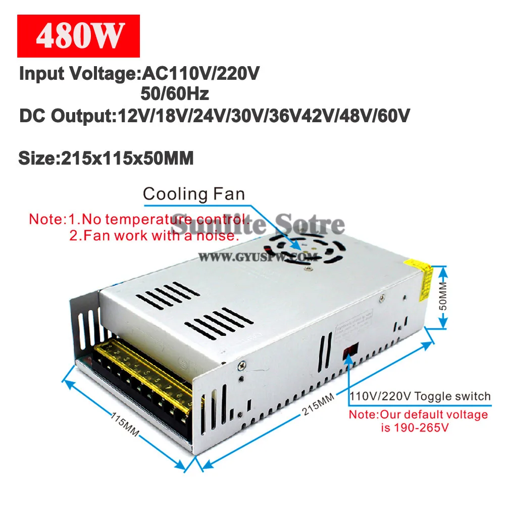 480W