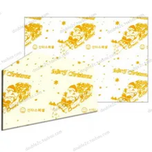 Рождественский переводной лист для шоколада, 10 шт. Санта Клаус переносить шоколад листов, выпечки и кондитерские инструменты, шоколадные Инструменты