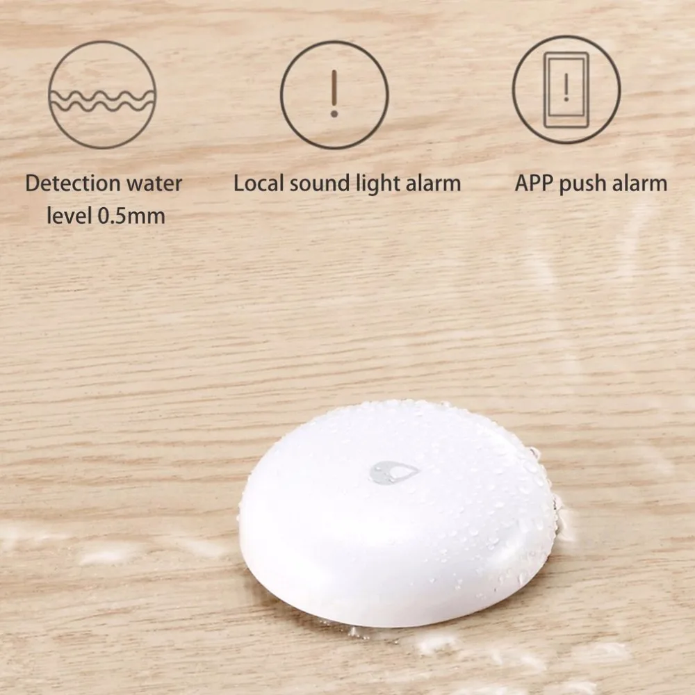 

Waterlogging Sensor Water Immersing Sensor Flood Water Leak Detector for Home Remote Alarm Security Soaking Sensor smart switch