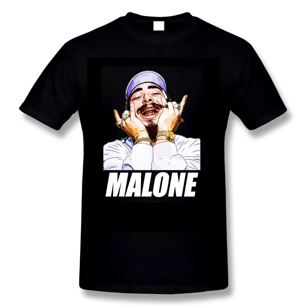 Модная уличная Мужская футболка Post Malone летняя Стильная мужская в стиле хип-хоп