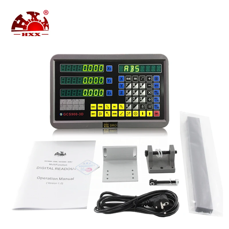 Новый DRO Set / Kit 3 осевой цифровой индикационный дисплей с шт. 0 1000 мм линейный