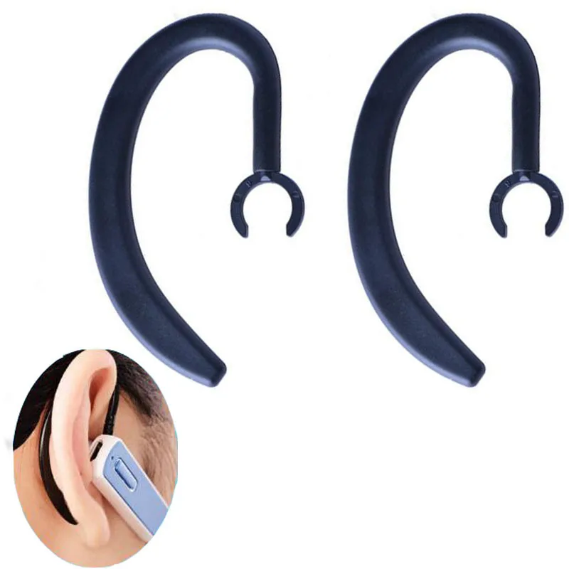 

360 Degree Rotate Silicone Soft Bluetooth Earphone Earhook Clip Headphone Stand Sport Headset Ear Hook Clamp Holder EarLoop Wing