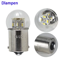 Ampolletas conduziu a luz 1156 ba15s 6v 12 24v 36 48v 1.5w s25 canbus auto turn signal lâmpada cauda luzes de freio