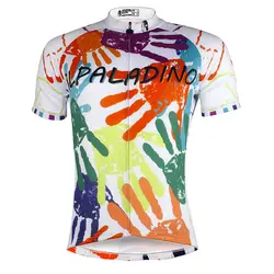 ILPALADINO креативный "ручной принт узор" мужские велосипедные майки для велоспорта Топы Открытый велосипед дышащая рубашка Roupa Ciclismo