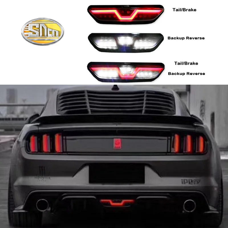 

For Ford Mustang 2017 2018 Multi-functions Car LED Tail Light Rear Fog Lamp Reverse Light Brake Light Reflector Warning Lamp