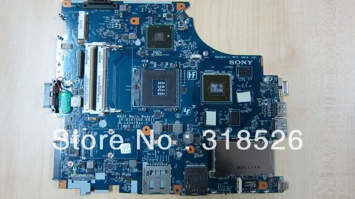 

wholesale DA0GD3MBCC0 A1795846A MBX-235 laptop motherboard/system board /mainboard for SONY has test 100%