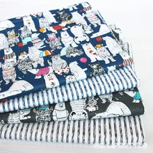 Buulqo, ткань с животным принтом, хлопок, саржа, ткань для поделок, для постельных принадлежностей, ткань для шитья, Лоскутная, стеганая ткань